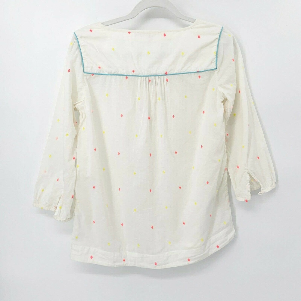 Boden Cotswold Weekend Blouse Cactus Embroidered 4 - Picture 9 of 9